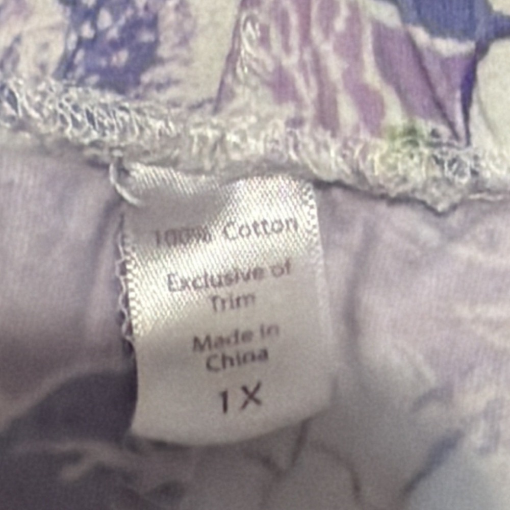 Carole Hochman Heavenly Soft Sleepwear Floral Pajama Set Women's 1X PLUS SIZE - Picture 7 of 8